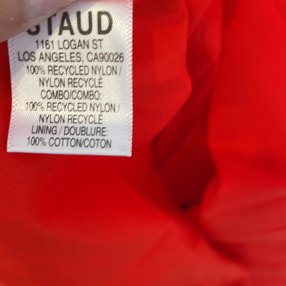 Staud size S red and pink tiered maxi dress - Picture 6 of 7